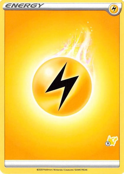 Lightning Energy (#11 Pikachu Stamped), Battle Academy 2022 P268194