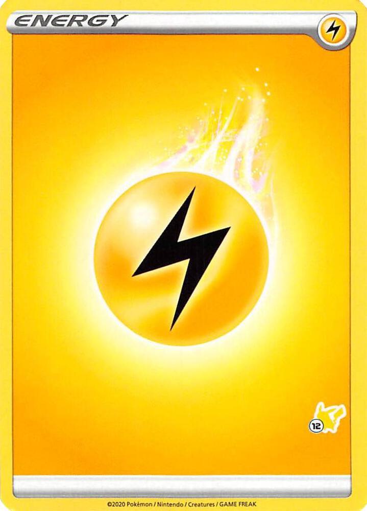 Lightning Energy (#12 Pikachu Stamped), Battle Academy 2022 P268195