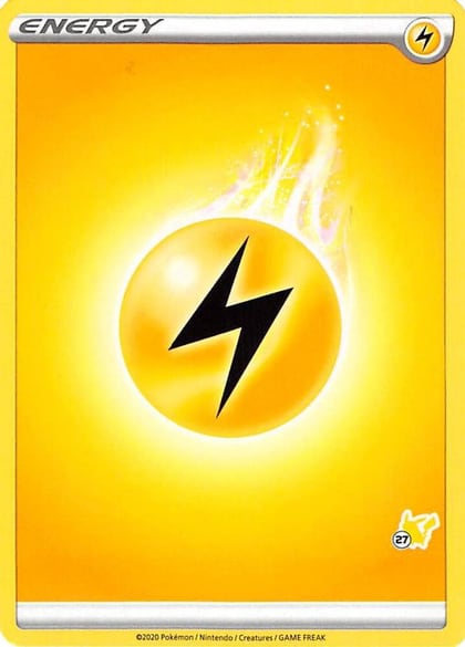 Lightning Energy (#27 Pikachu Stamped), Battle Academy 2022 P268201