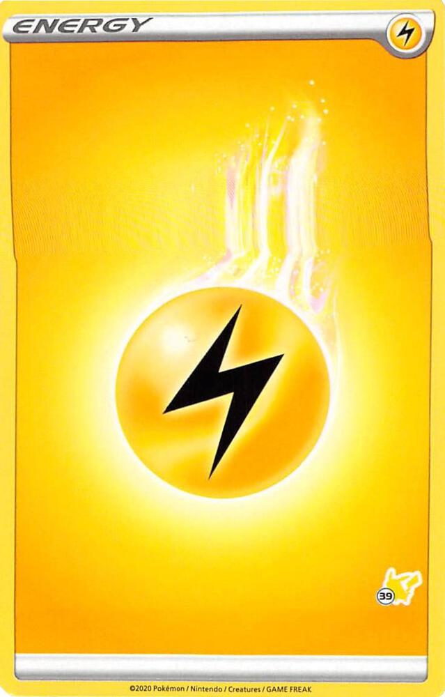 Lightning Energy (#39 Pikachu Stamped), Battle Academy 2022 P268204