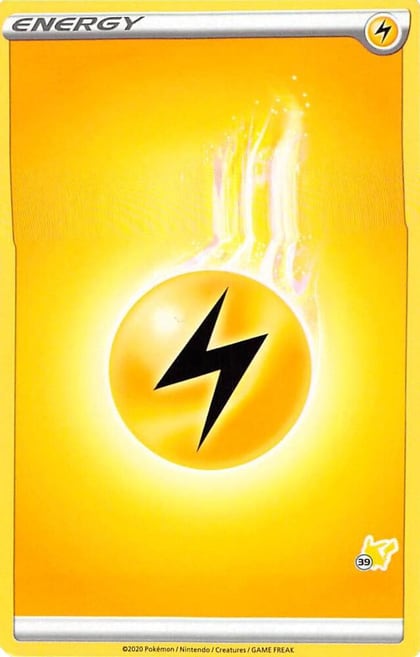 Lightning Energy (#39 Pikachu Stamped), Battle Academy 2022 P268204