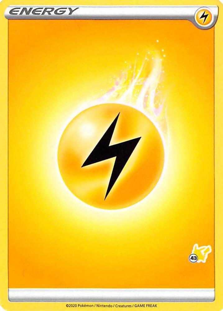 Lightning Energy (#43 Pikachu Stamped), Battle Academy 2022 P268205