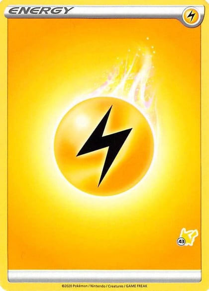 Lightning Energy (#43 Pikachu Stamped), Battle Academy 2022 P268205