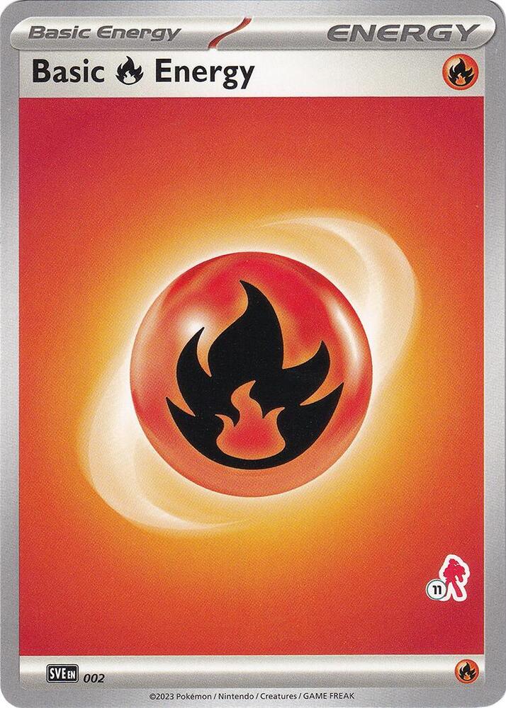 Basic Fire Energy - Armarouge 11, Battle Academy 2024 002