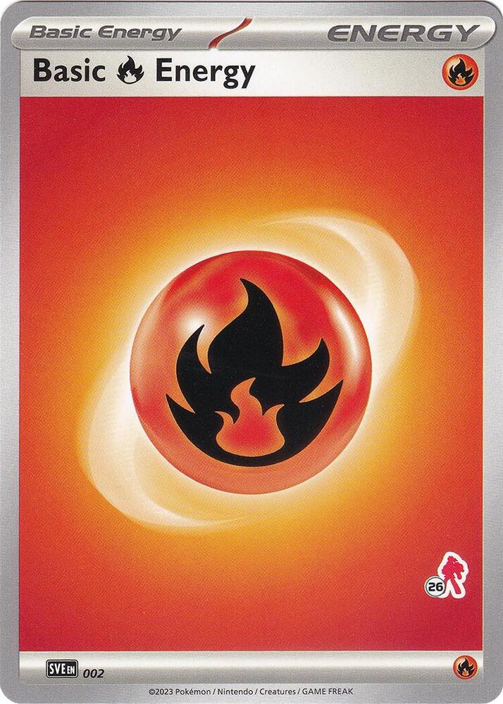 Basic Fire Energy - Armarouge 26, Battle Academy 2024 002