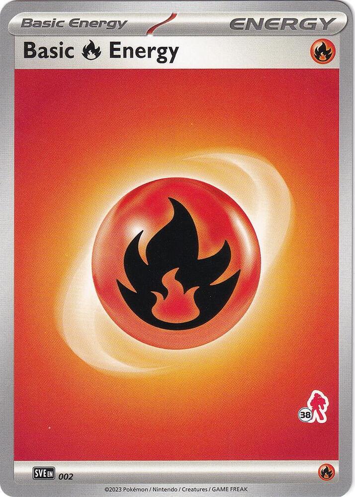 Basic Fire Energy - Armarouge 38, Battle Academy 2024 002
