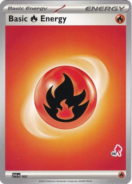 Basic Fire Energy - Armarouge 38, Battle Academy 2024 002