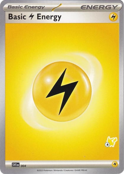 Basic Lightning Energy - Pikachu 4, Battle Academy 2024 004