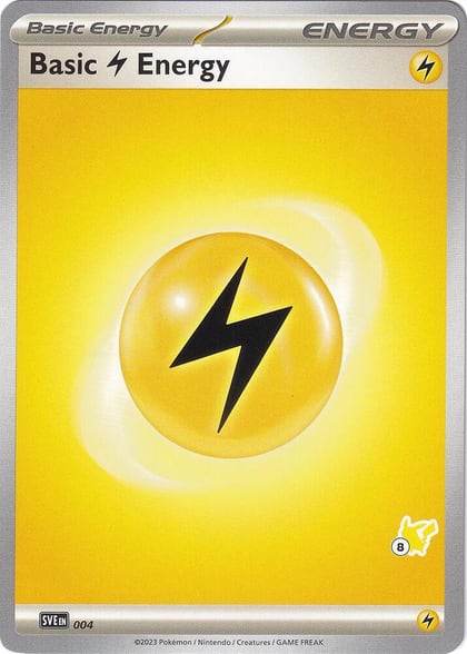 Basic Lightning Energy - Pikachu 8, Battle Academy 2024 004