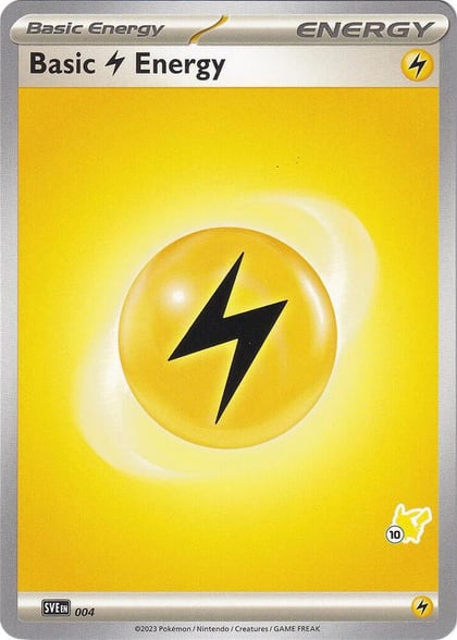 Basic Lightning Energy - Pikachu 10, Battle Academy 2024 004