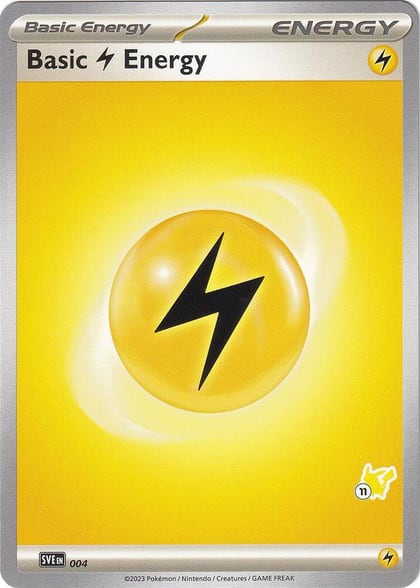 Basic Lightning Energy - Pikachu 11, Battle Academy 2024 004