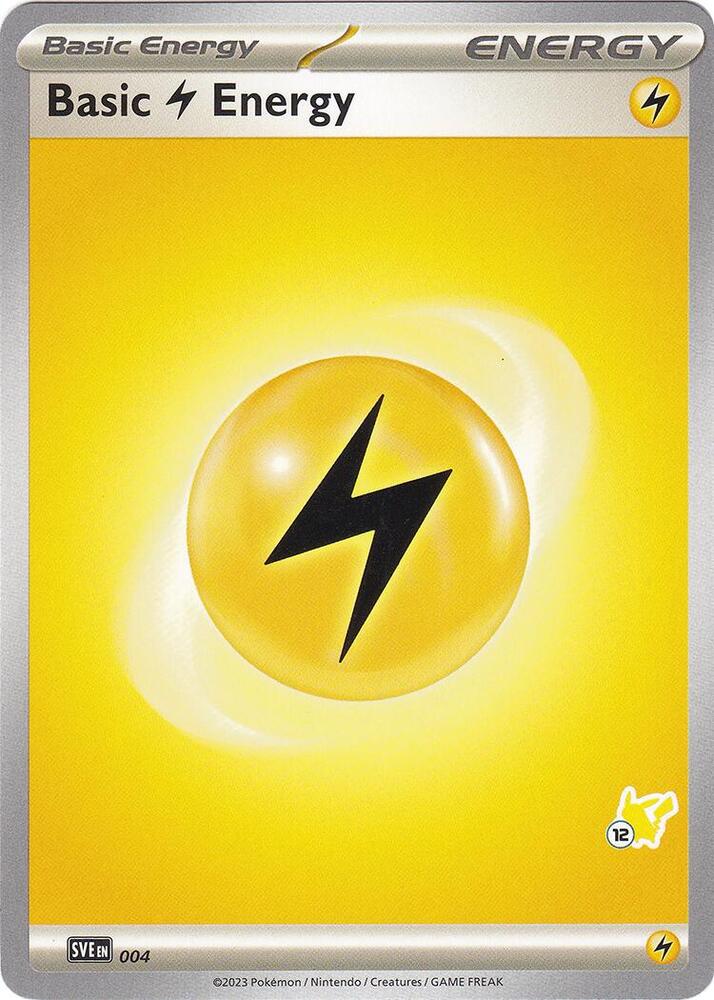 Basic Lightning Energy - Pikachu 12, Battle Academy 2024 004