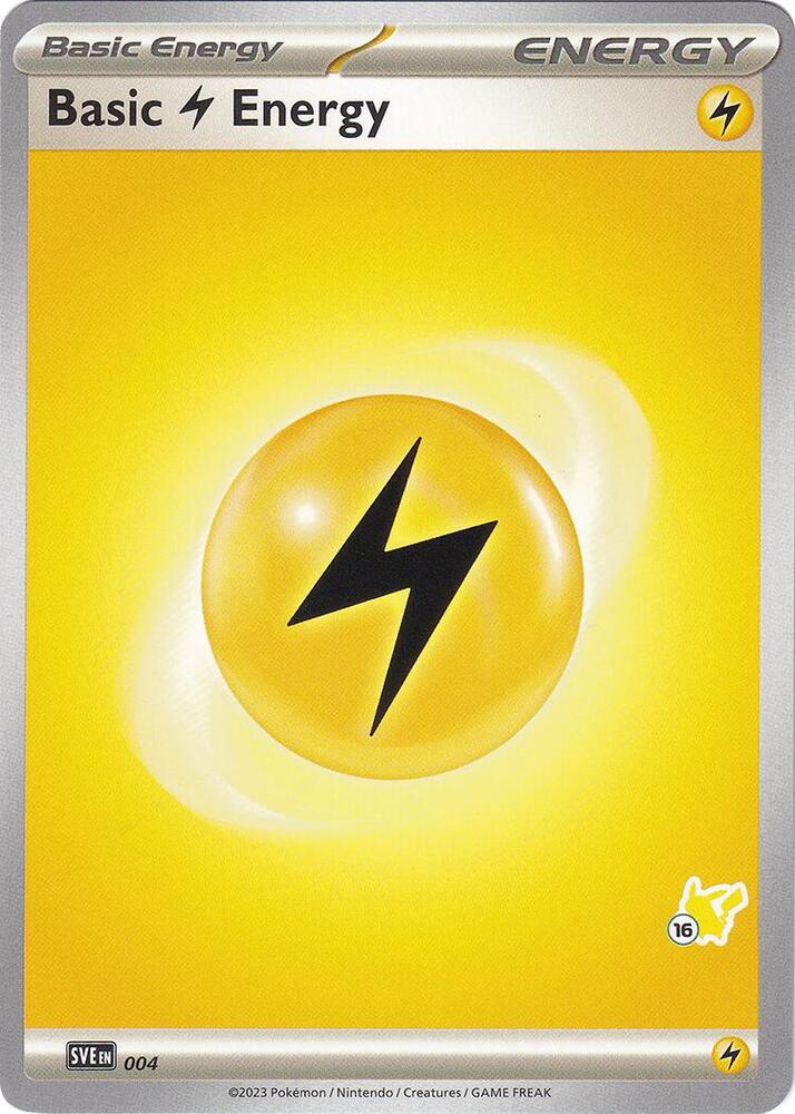 Basic Lightning Energy - Pikachu 16, Battle Academy 2024 004