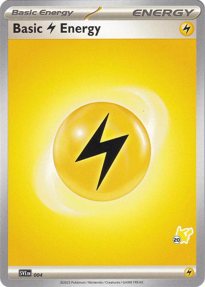 Basic Lightning Energy - Pikachu 20, Battle Academy 2024 004