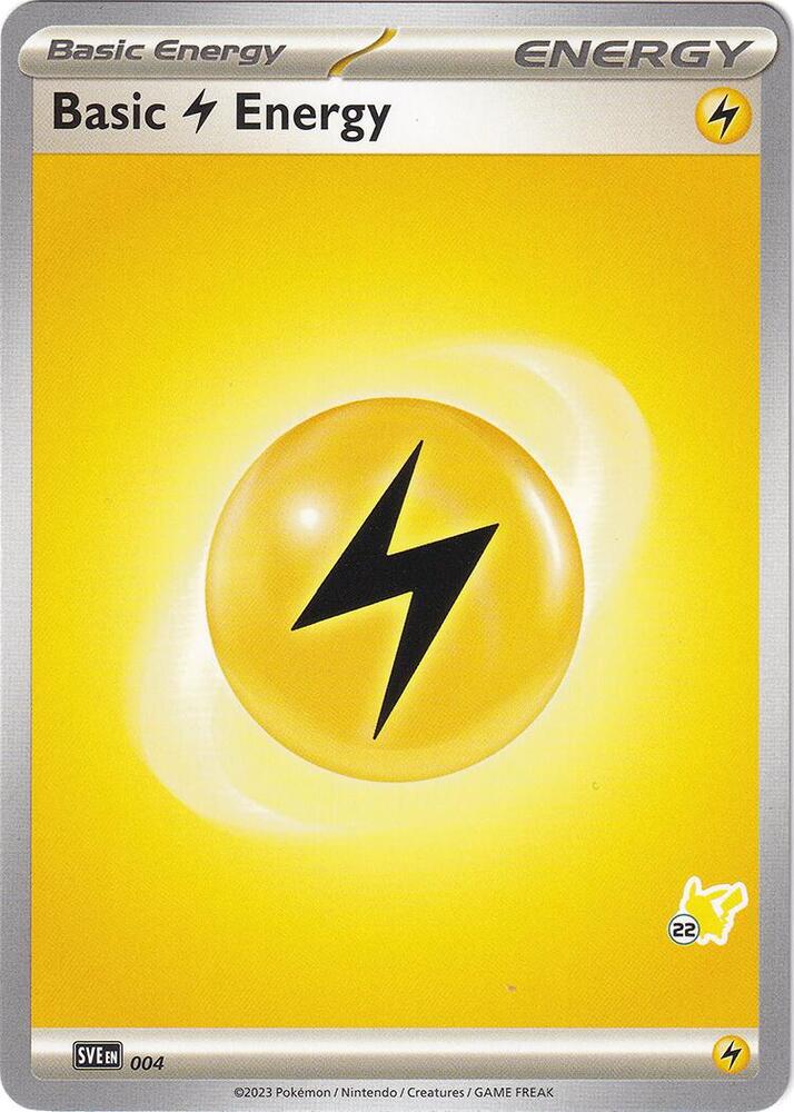 Basic Lightning Energy - Pikachu 22, Battle Academy 2024 004