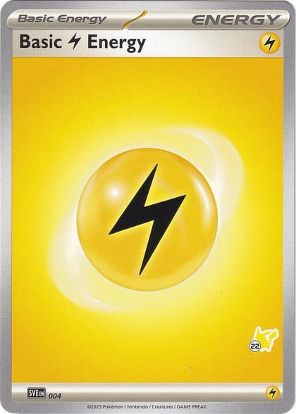 Basic Lightning Energy - Pikachu 22, Battle Academy 2024 004