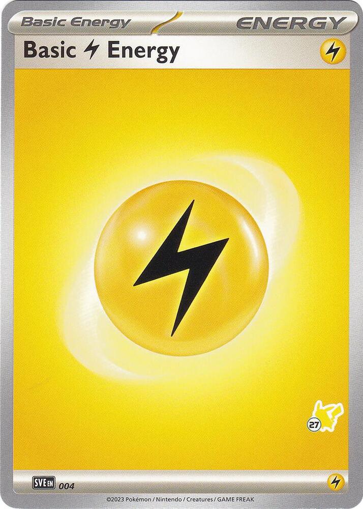 Basic Lightning Energy - Pikachu 27, Battle Academy 2024 004