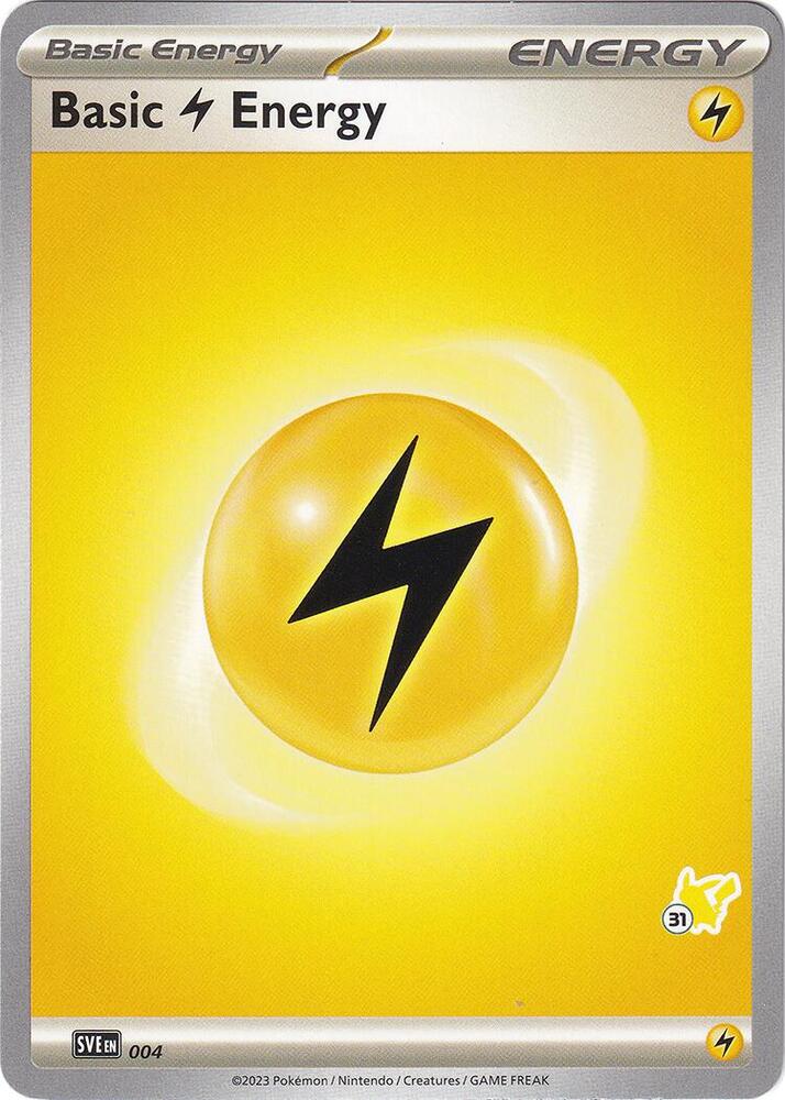 Basic Lightning Energy - Pikachu 31, Battle Academy 2024 004