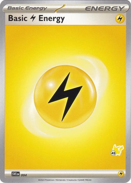 Basic Lightning Energy - Pikachu 43, Battle Academy 2024 004