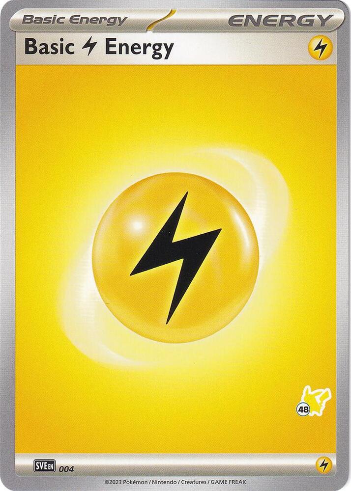 Basic Lightning Energy - Pikachu 48, Battle Academy 2024 004