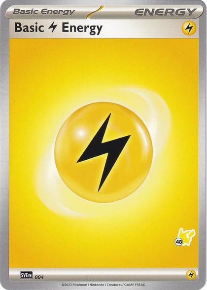 Basic Lightning Energy - Pikachu 48, Battle Academy 2024 004