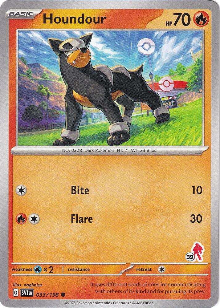 Houndour - Armarouge 39, Battle Academy 2024 033/198