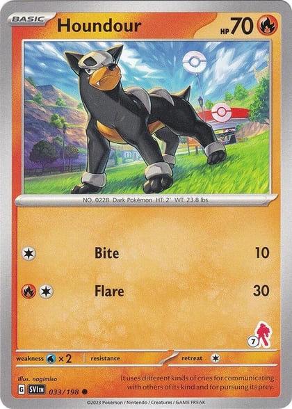 Houndour - Armarouge 7, Battle Academy 2024 033/198
