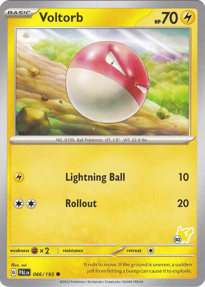 Voltorb - Pikachu 30, Battle Academy 2024 066/193