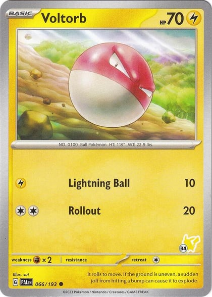 Voltorb - Pikachu 34, Battle Academy 2024 066/193