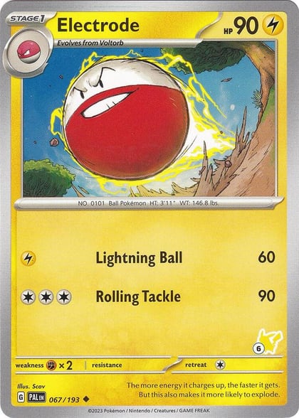 Electrode - Pikachu 6, Battle Academy 2024 067/193