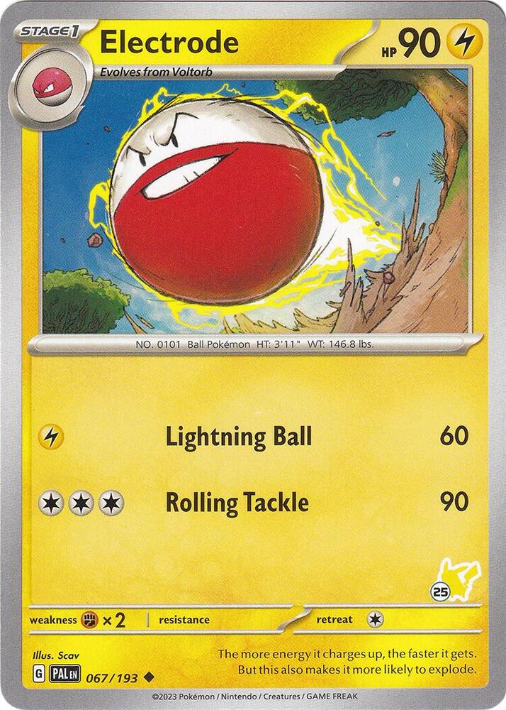 Electrode - Pikachu 25, Battle Academy 2024 067/193