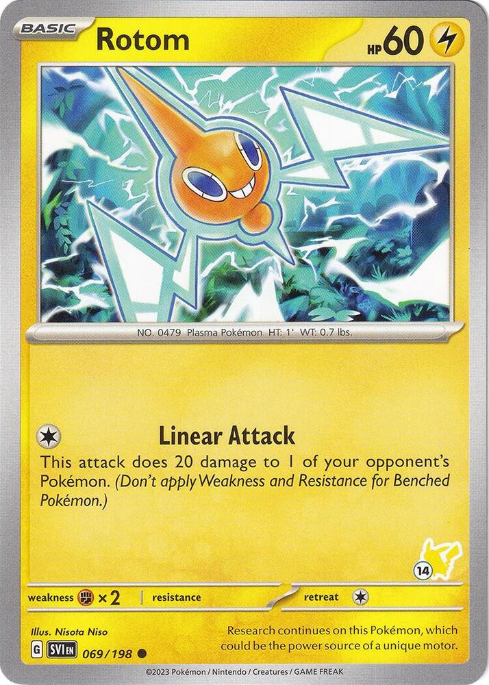 Rotom - Pikachu 14, Battle Academy 2024 069/198