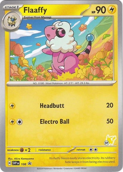 Flaaffy - Pikachu 37, Battle Academy 2024 108