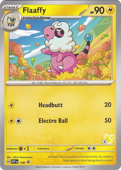 Flaaffy - Pikachu 5, Battle Academy 2024 108