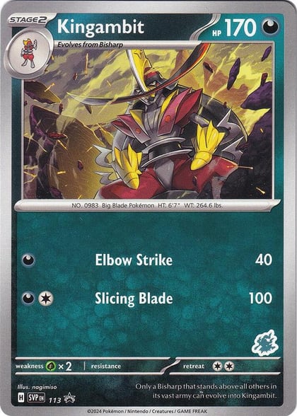 Kingambit - Darkrai Deck, Battle Academy 2024 113