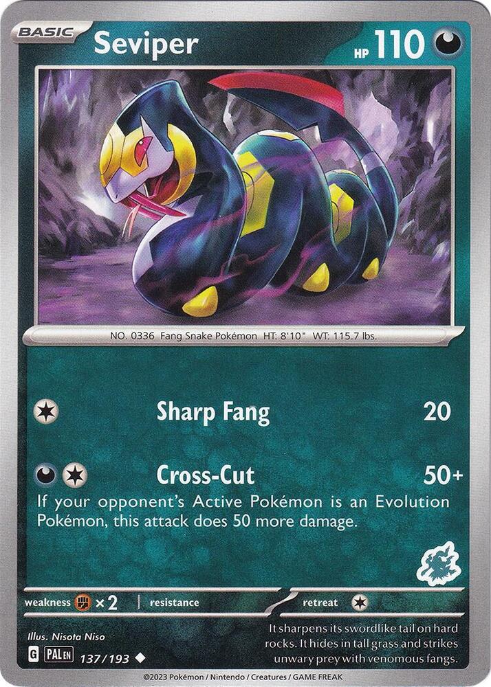 Seviper - Darkrai Deck, Battle Academy 2024 137/193