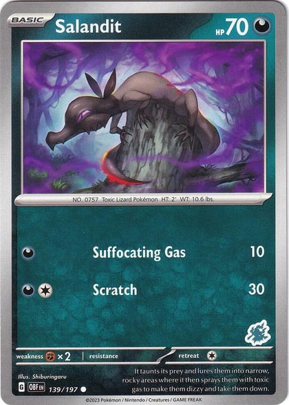 Salandit - Darkrai Deck, Battle Academy 2024 139/197