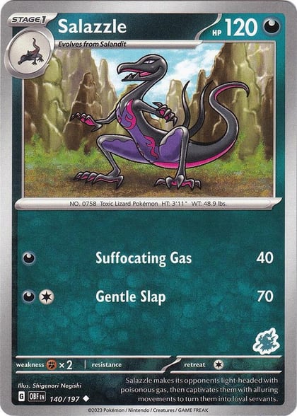 Salazzle - Darkrai Deck, Battle Academy 2024 140/197
