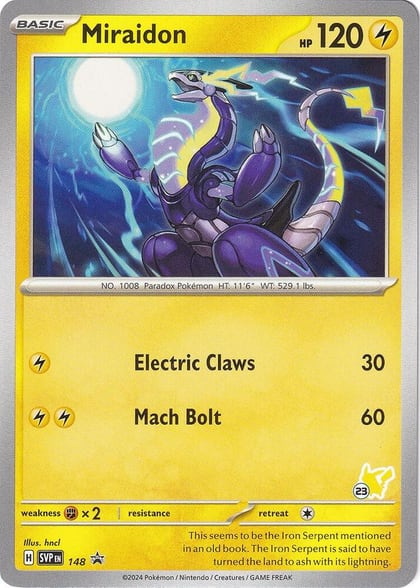 Miraidon - Pikachu 23, Battle Academy 2024 148
