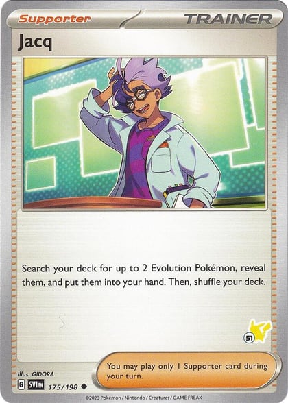 Jacq - Pikachu 51, Battle Academy 2024 175/198