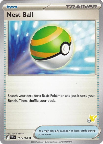 Nest Ball - Pikachu 44, Battle Academy 2024 181/198