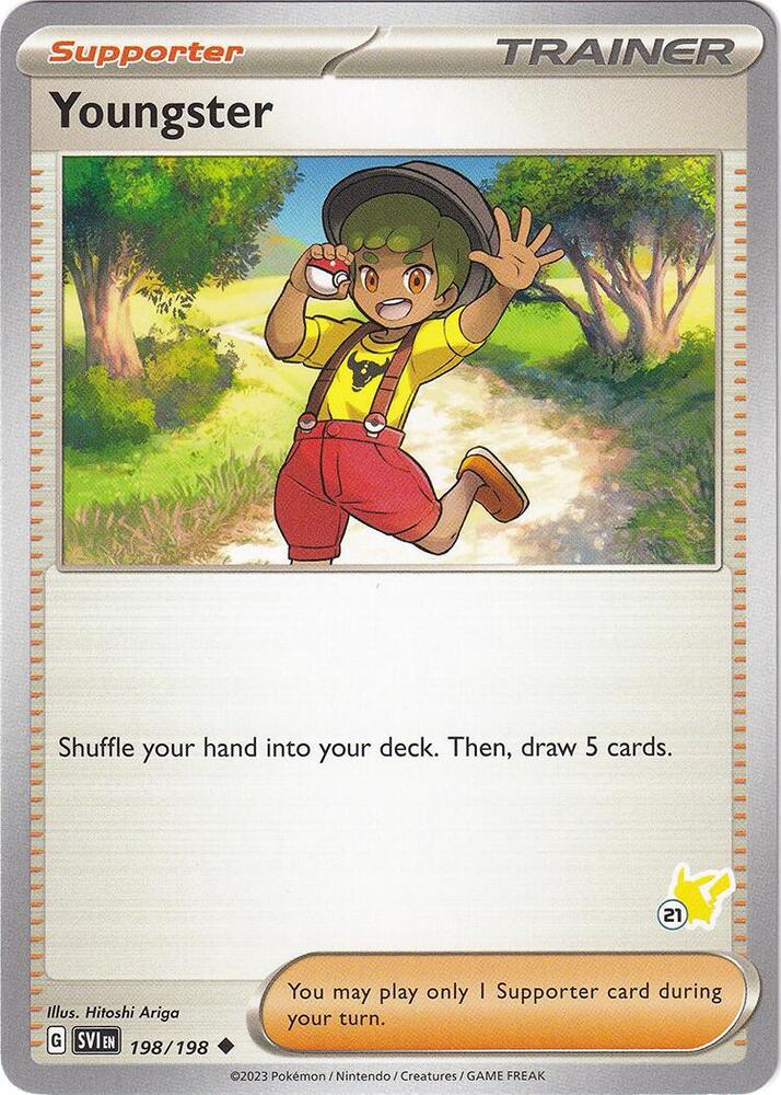 Youngster - Pikachu 21, Battle Academy 2024 198/198