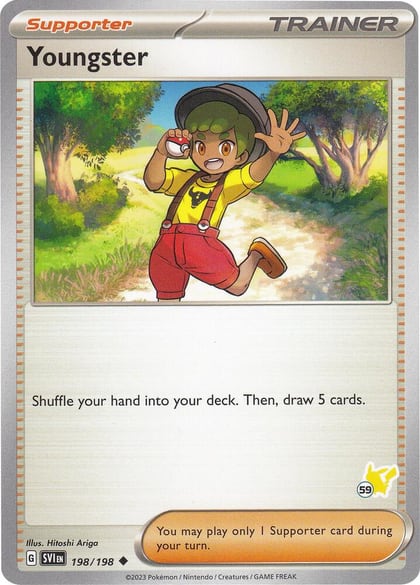 Youngster - Pikachu 59, Battle Academy 2024 198/198