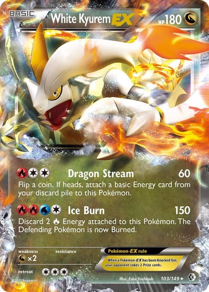 White Kyurem EX, Boundaries Crossed 103/149