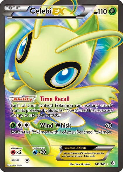 Celebi EX (141 Full Art), Boundaries Crossed 141/149