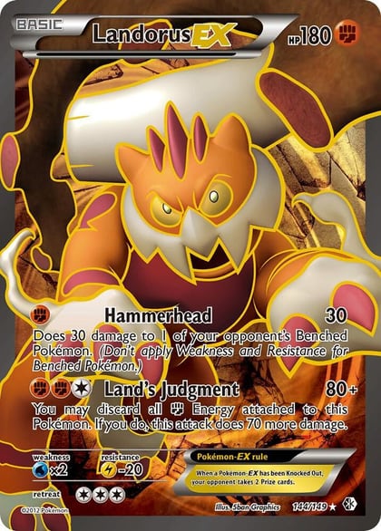 Landorus EX (144 Full Art), Boundaries Crossed 144/149