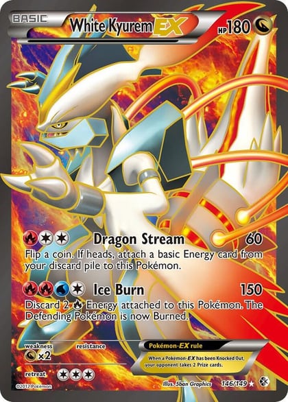 White Kyurem EX (146 Full Art), Boundaries Crossed 146/149
