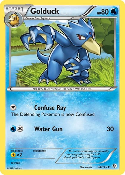 Golduck (34), Boundaries Crossed 34/149