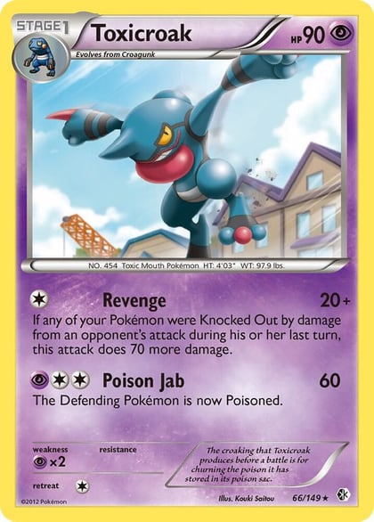 Toxicroak, Boundaries Crossed 66/149
