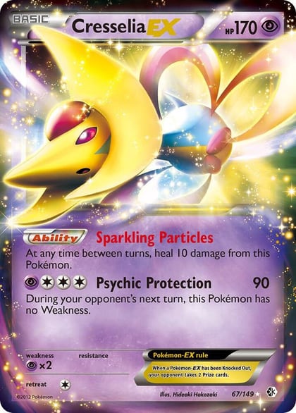 Cresselia EX, Boundaries Crossed 67/149